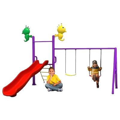 MYTS Outdoor  Small playcentre with slide and 2 swings for kids 